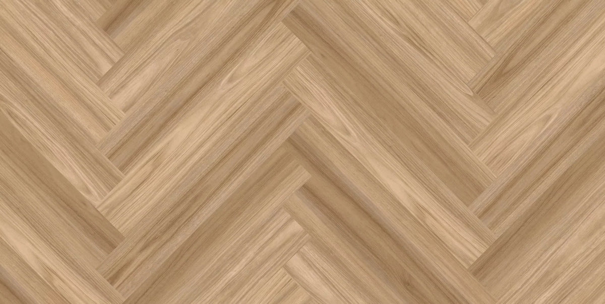 ArtiFloor Premium Herringbone Luxury Vinyl Plank Flooring 4.5mm Honeycomb Ash Swatch