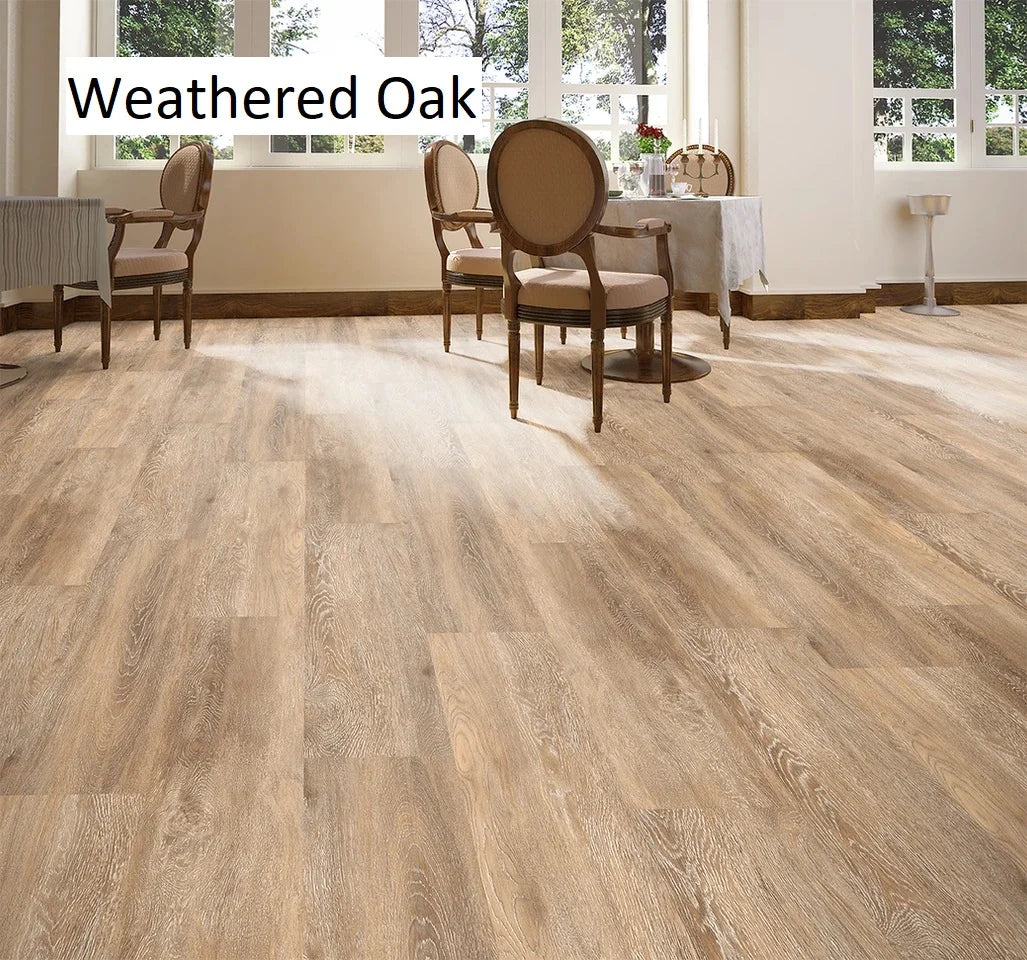 ArtiFloor Timberland Luxury Vinyl Plank Flooring 2.5mm Weathered Oak Setting
