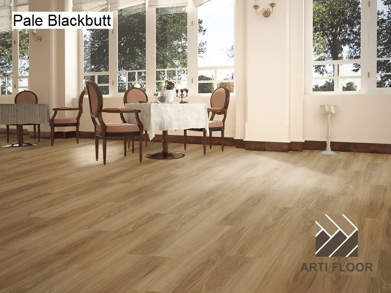 ArtiFloor Timberland Luxury Vinyl Plank Flooring 4.5mm Pale Blackbutt Setting