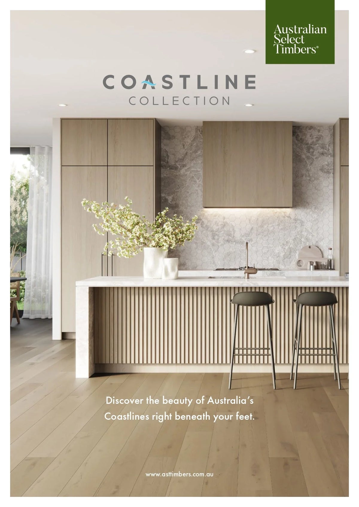 Australian Select Timbers Coastline European Oak Engineered Timber Flooring 14.5/3mm Brochure Cover