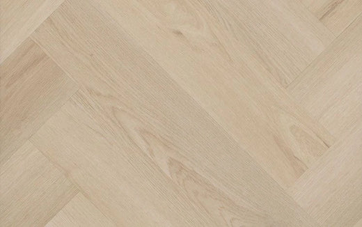 Australian Select Timbers Empress Herringbone Hybrid Flooring 9mm Mist Swatch