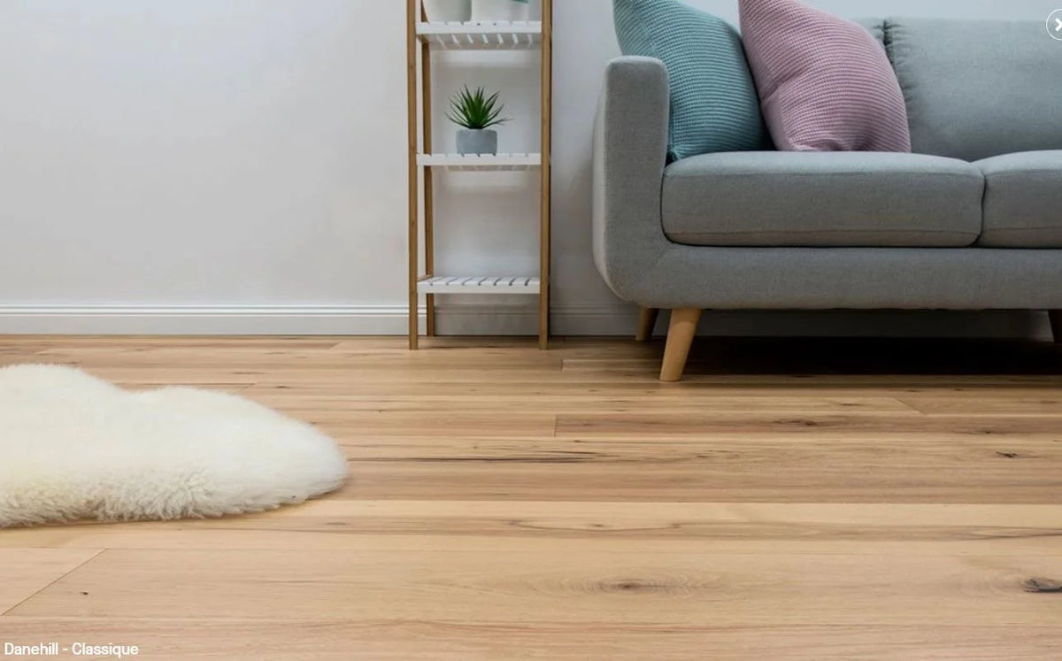 Australian Select Timbers Hickory Impressions Classique Engineered Timber Flooring 12/2mm Danehill Setting
