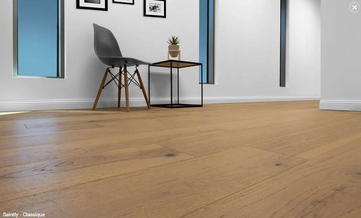 Australian Select Timbers Hickory Impressions Classique Engineered Timber Flooring 12/2mm Saintly Setting