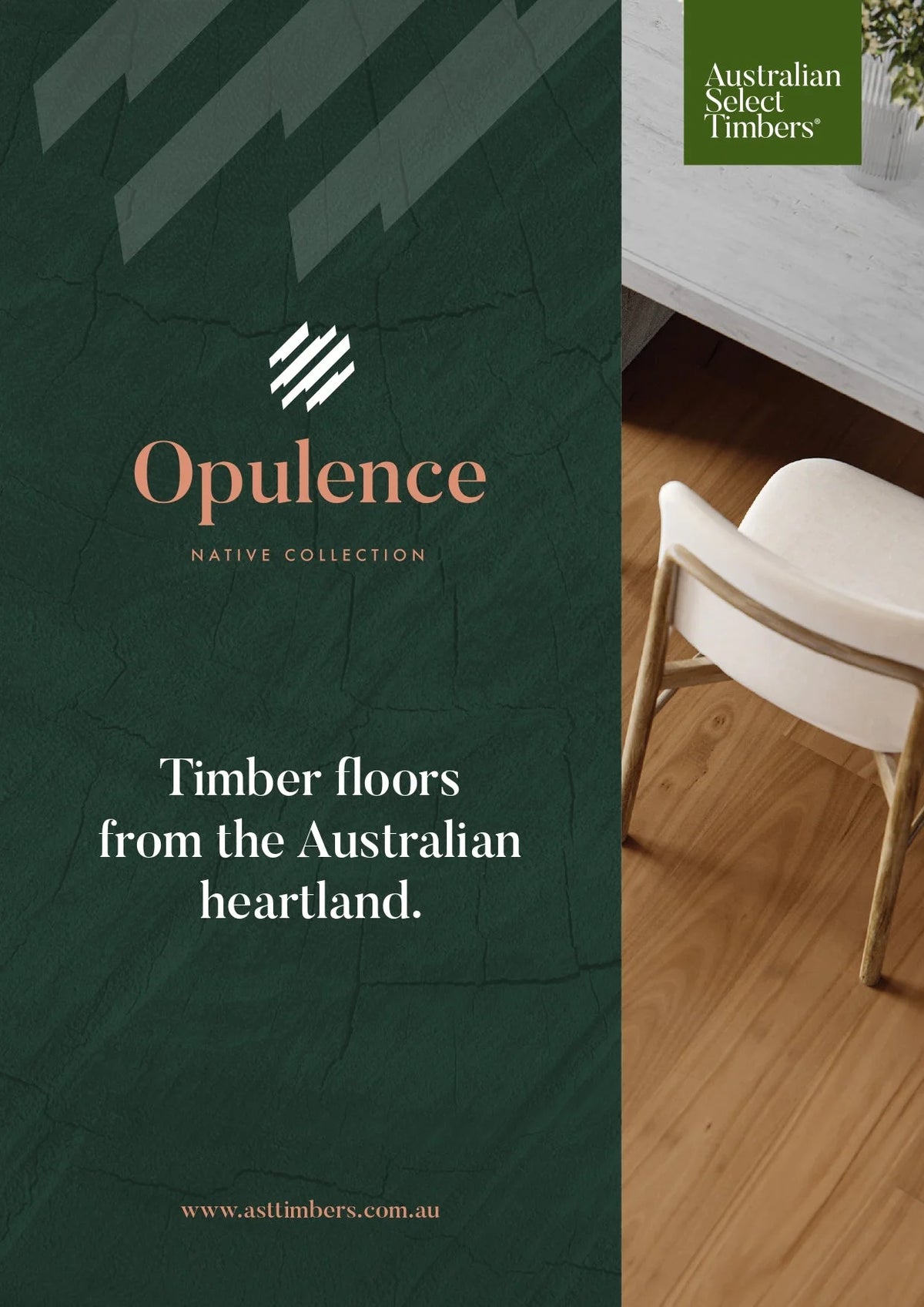 Australian Select Timbers Opulence Native Engineered Timber Flooring 14/3mm 180mm Brochure Cover