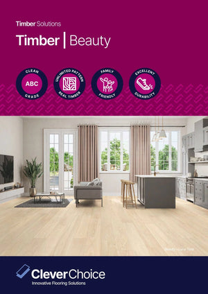 Clever Choice Beauty Engineered Timber Flooring T&G 14/2mm Brochure Cover