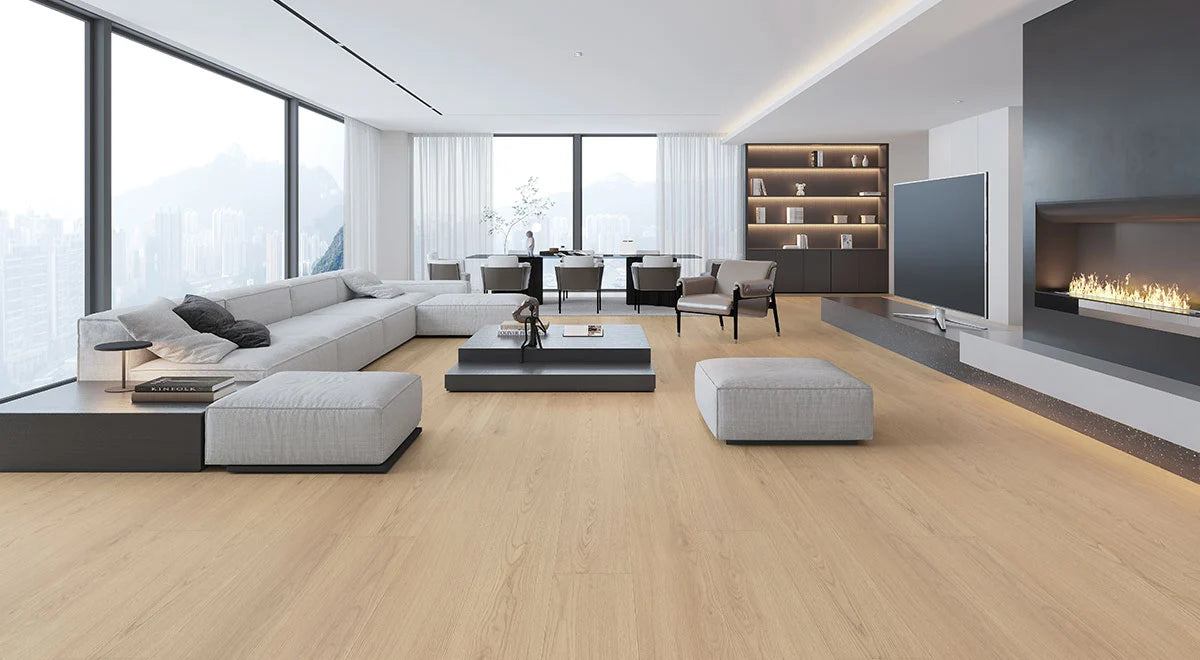 Clever Choice Hydro Merit AC4 Laminate Flooring 12mm Jade Forest Setting