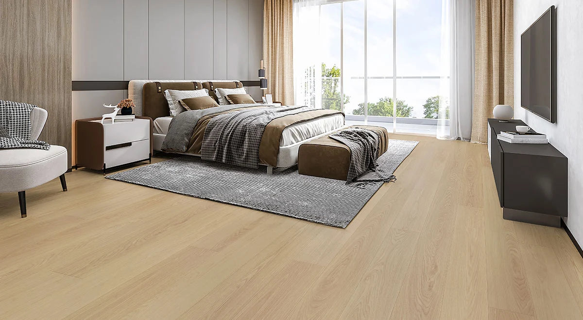 Clever Choice Hydro Merit AC4 Laminate Flooring 12mm Opal Shine Setting