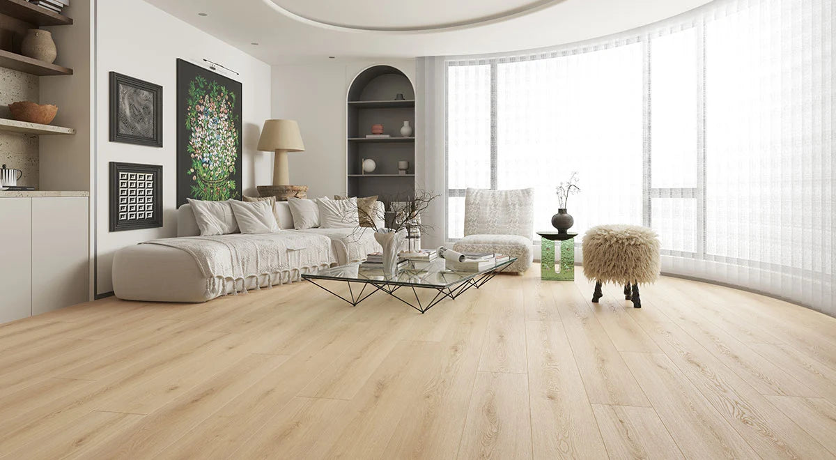Clever Choice Hydro Pro Grand Laminate Flooring 12mm Cafe Terrace flooring room setting