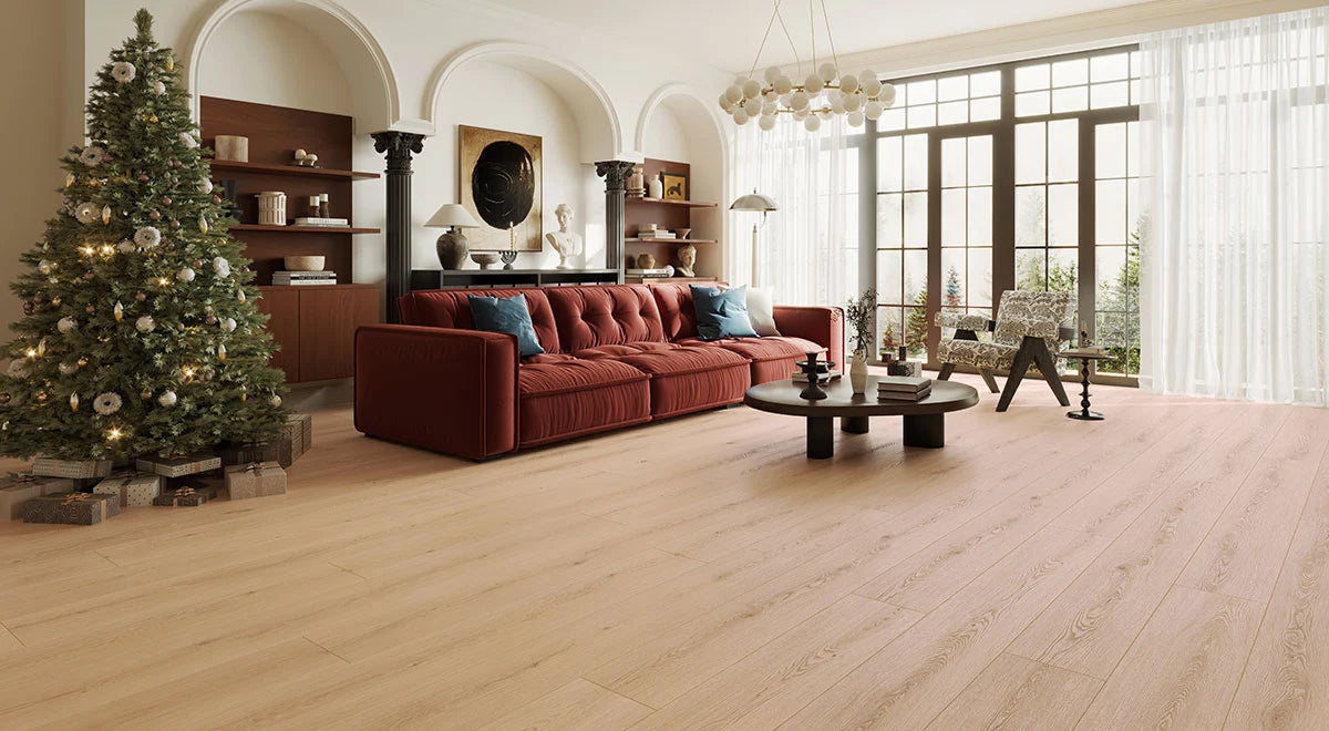 Clever Choice Hydro Pro Grand Laminate Flooring 12mm Golden Wheat Fields flooring room setting