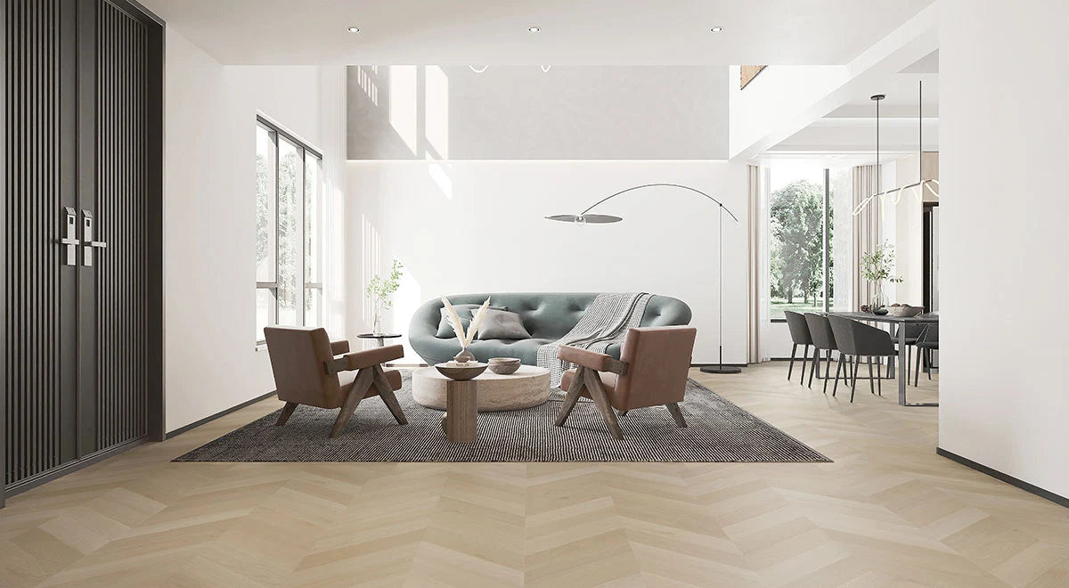 Clever Choice Immortal Chevron Hybrid Flooring 9mm Athena Setting