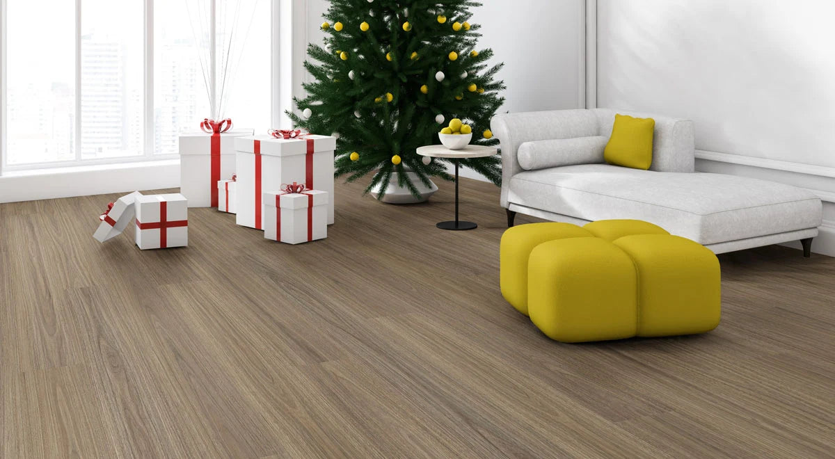 Clever Choice Scenic Hybrid Flooring 10mm Palmcove Spotted Gum Setting