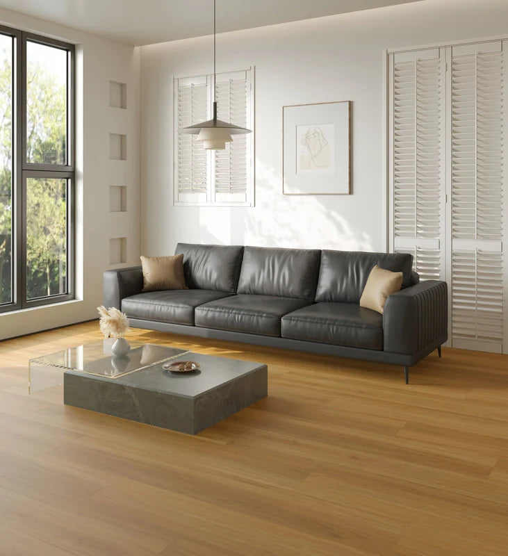 Elsa KORUM Luxury Vinyl Plank Flooring 4.5mm Classic Blackbutt Setting