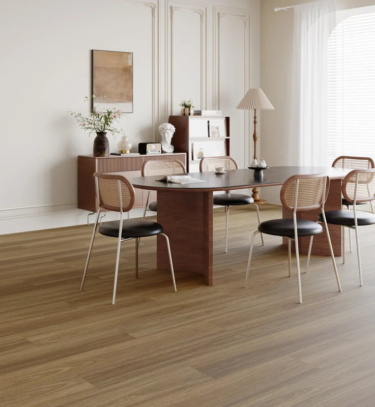 Elsa KORUM Luxury Vinyl Plank Flooring 4.5mm Classic Spotted Gum Setting