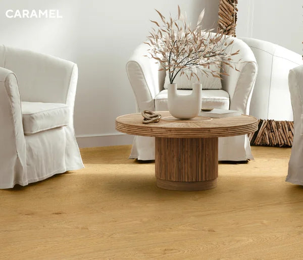 Hurford Genuine Oak Prime Grade Engineered Timber Flooring 15/4mm Caramel Setting