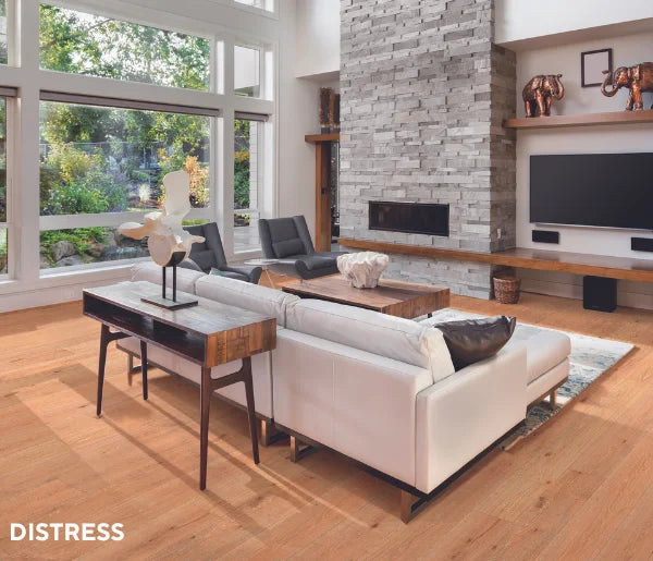 Hurford Genuine Oak Prime Grade Engineered Timber Flooring 15/4mm Distress Setting
