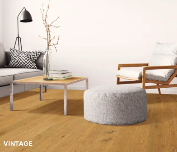 Hurford Genuine Oak Prime Grade Engineered Timber Flooring 15/4mm Vintage Setting