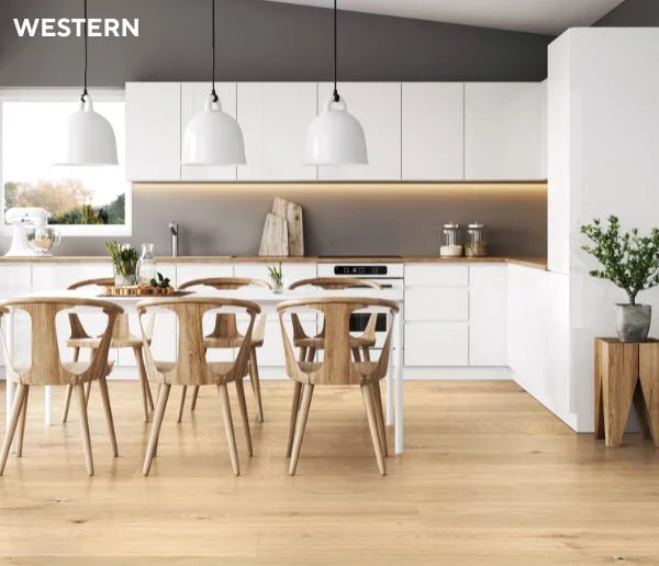 Hurford Genuine Oak Prime Grade Engineered Timber Flooring 15/4mm Western Setting