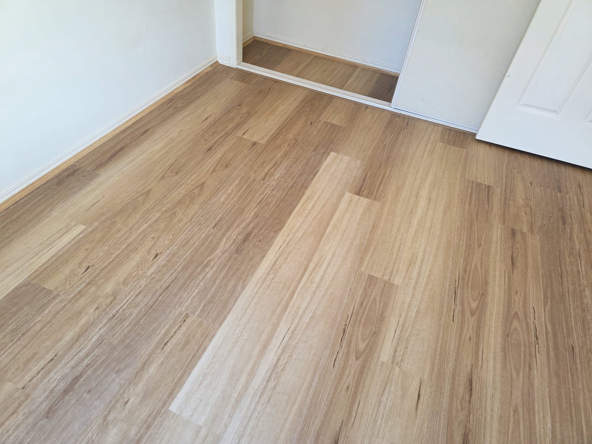Hybrid flooring installed in a Brisbane home