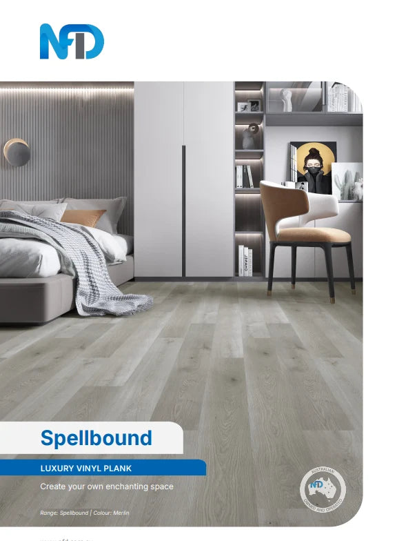 NFD Spellbound Luxury Vinyl Plank Flooring 3mm Brochure Cover