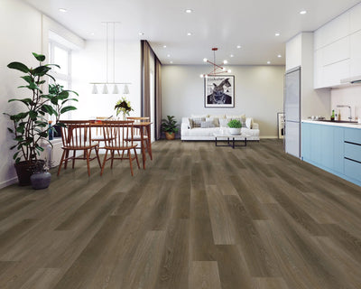 NFD Tempess Luxury Vinyl Plank Flooring 4.5mm Mature Oak Setting