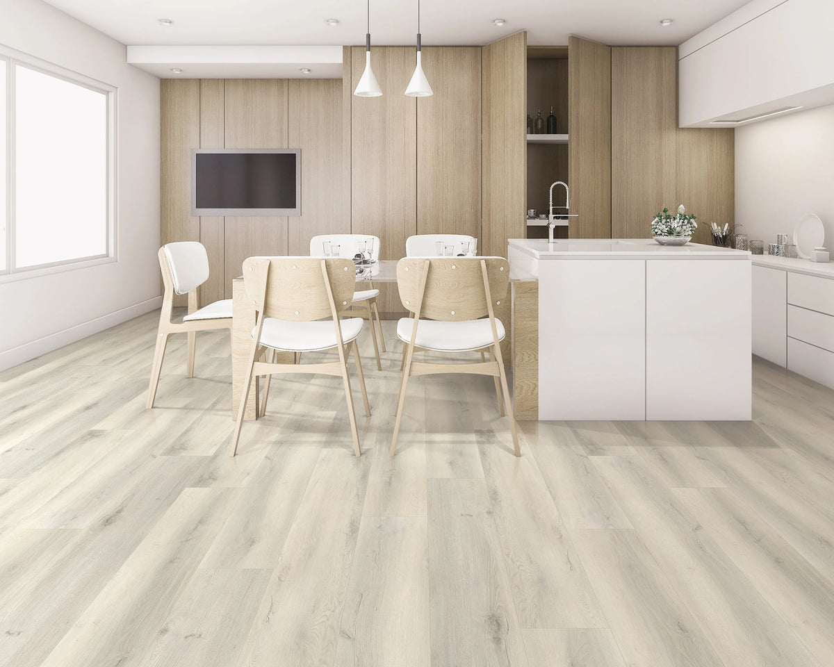NFD Tranquility Luxury Vinyl Plank Flooring 5mm Ashen Mist Swatch