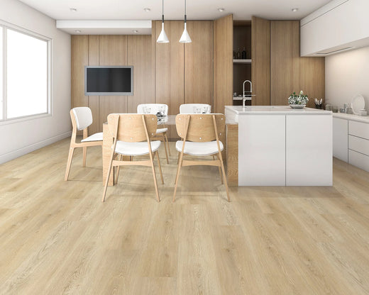 NFD Tranquility Luxury Vinyl Plank Flooring 5mm Coastline Oak Swatch