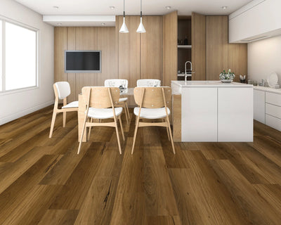 NFD Tranquility Luxury Vinyl Plank Flooring 5mm Eucalypti Gum Swatch