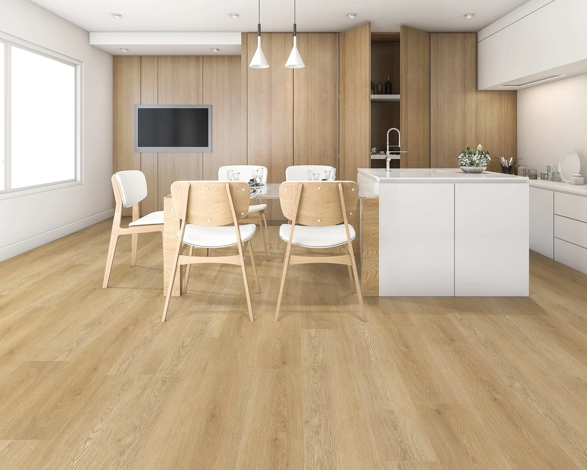 NFD Tranquility Luxury Vinyl Plank Flooring 5mm Field Oak Swatch