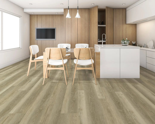 NFD Tranquility Luxury Vinyl Plank Flooring 5mm Hazel Oak Swatch