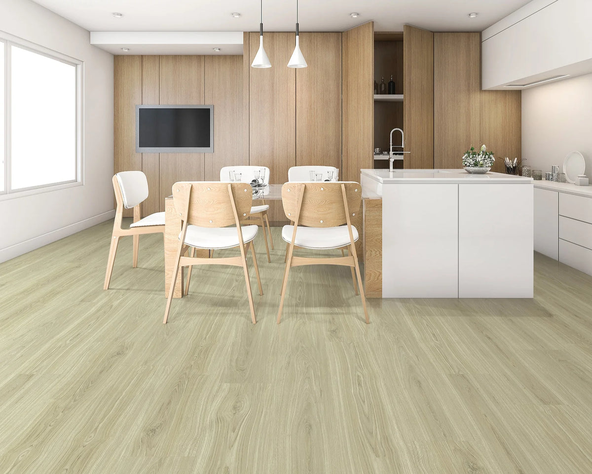 NFD Tranquility Luxury Vinyl Plank Flooring 5mm Limed Oak Swatch