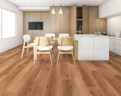 NFD Tranquility Luxury Vinyl Plank Flooring 5mm Magnolia Oak Swatch