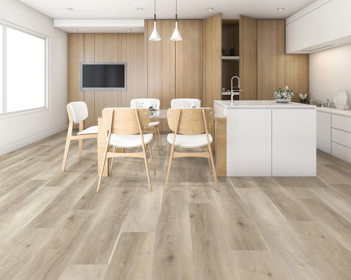 NFD Tranquility Luxury Vinyl Plank Flooring 5mm Samford Oak Swatch