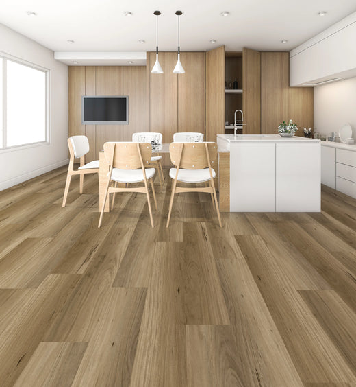 NFD Tranquility Luxury Vinyl Plank Flooring 5mm Smokey Blackbutt Swatch