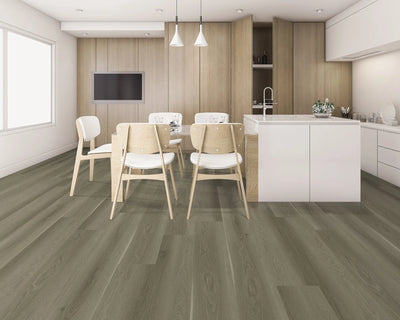 NFD Tranquility Luxury Vinyl Plank Flooring 5mm Sterling Oak Swatch