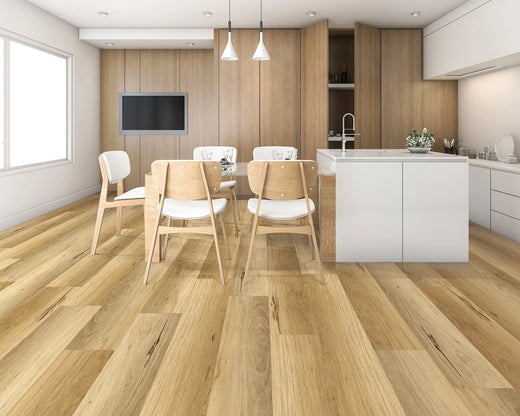 NFD Tranquility Luxury Vinyl Plank Flooring 5mm Weathered Blackbutt Swatch