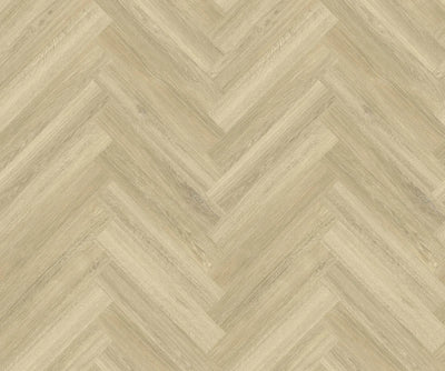 Pallas Deluxe Herringbone Hybrid Flooring 7.5mm Savannah Oak Swatch