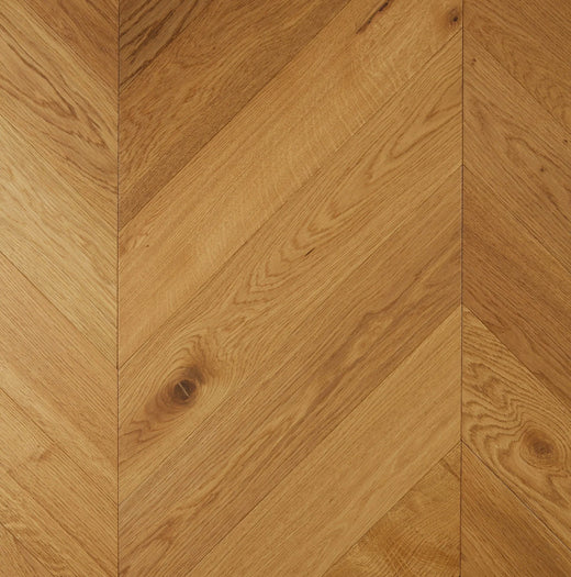 Preference De Marque Oak Chevron Engineered Timber Flooring 15/4mm 120mm Cognac Swatch
