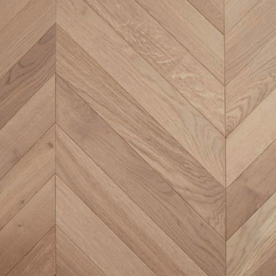 Preference De Marque Oak Chevron Engineered Timber Flooring 15/4mm 120mm Sauvignon Swatch