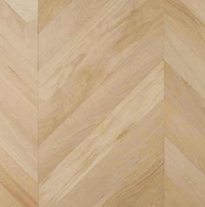 Preference De Marque Oak Chevron Engineered Timber Flooring 21/6mm 90mm Raw Swatch
