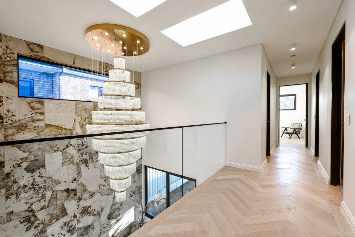 Preference De Marque Oak Herringbone Engineered Timber Flooring 15/4mm 120mm Chateau Grey Setting