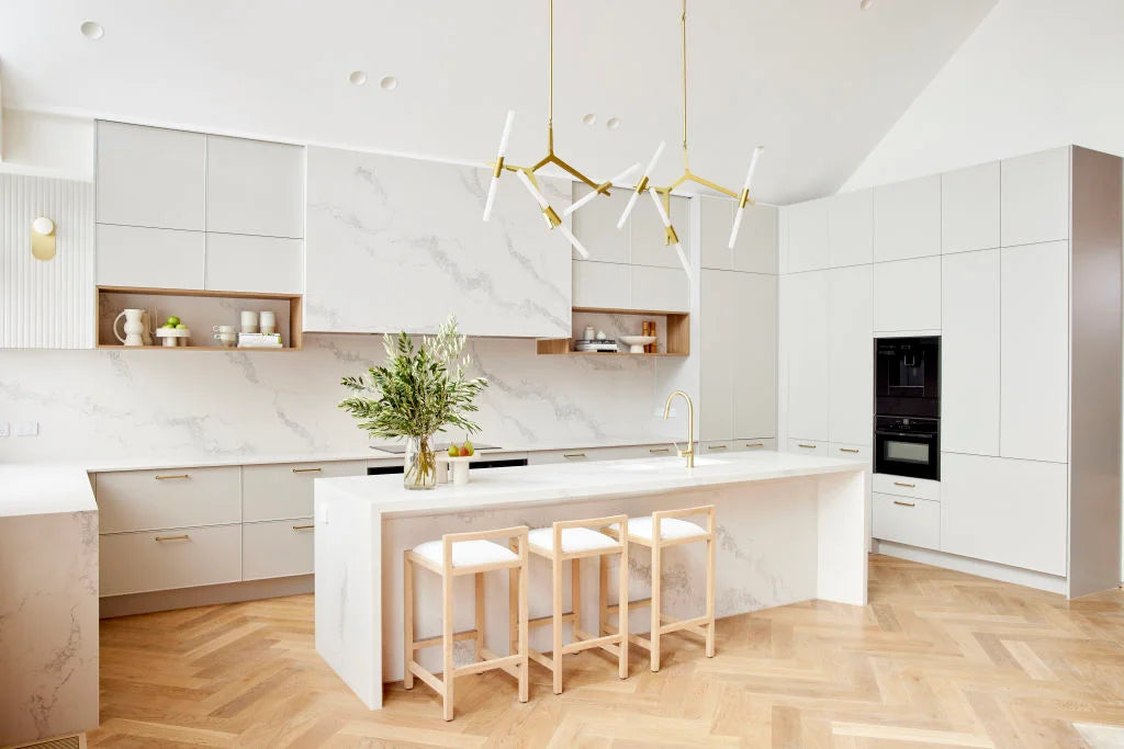 Preference De Marque Oak Herringbone Engineered Timber Flooring 15/4mm 120mm Sauvignon Setting