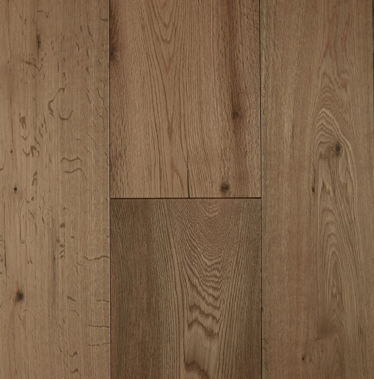 Preference De Marque Oak Herringbone Engineered Timber Flooring 21/6mm 120mm Wide Plank Latte Swatch