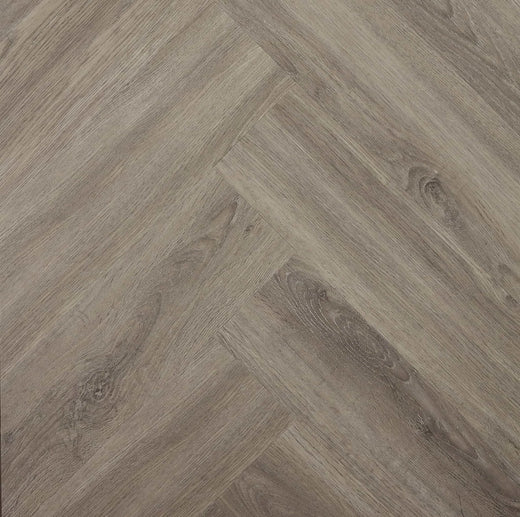 Preference Easi-Plank SPC Herringbone Hybrid Flooring 8mm Grey Stone Swatch