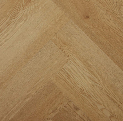 Preference Easi-Plank SPC Herringbone Hybrid Flooring 8mm Oak Natural Swatch