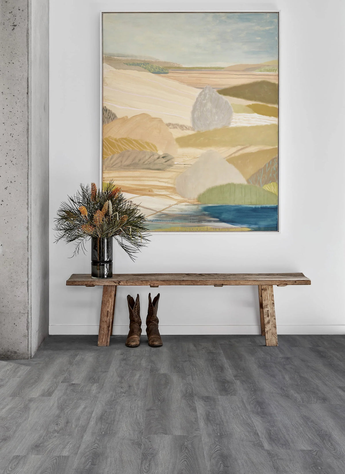 Preference Easi-plank SPC Hybrid Flooring 7.5mm Grey Stone Setting