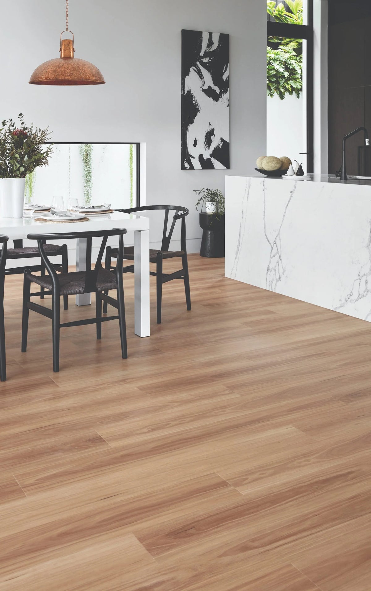 Preference Easi-plank SPC Hybrid Flooring 7.5mm Natural Blackbutt Setting