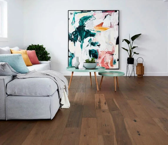 Preference Elk Falls Hickory Engineered Timber Flooring 14/2mm Copper Still Setting