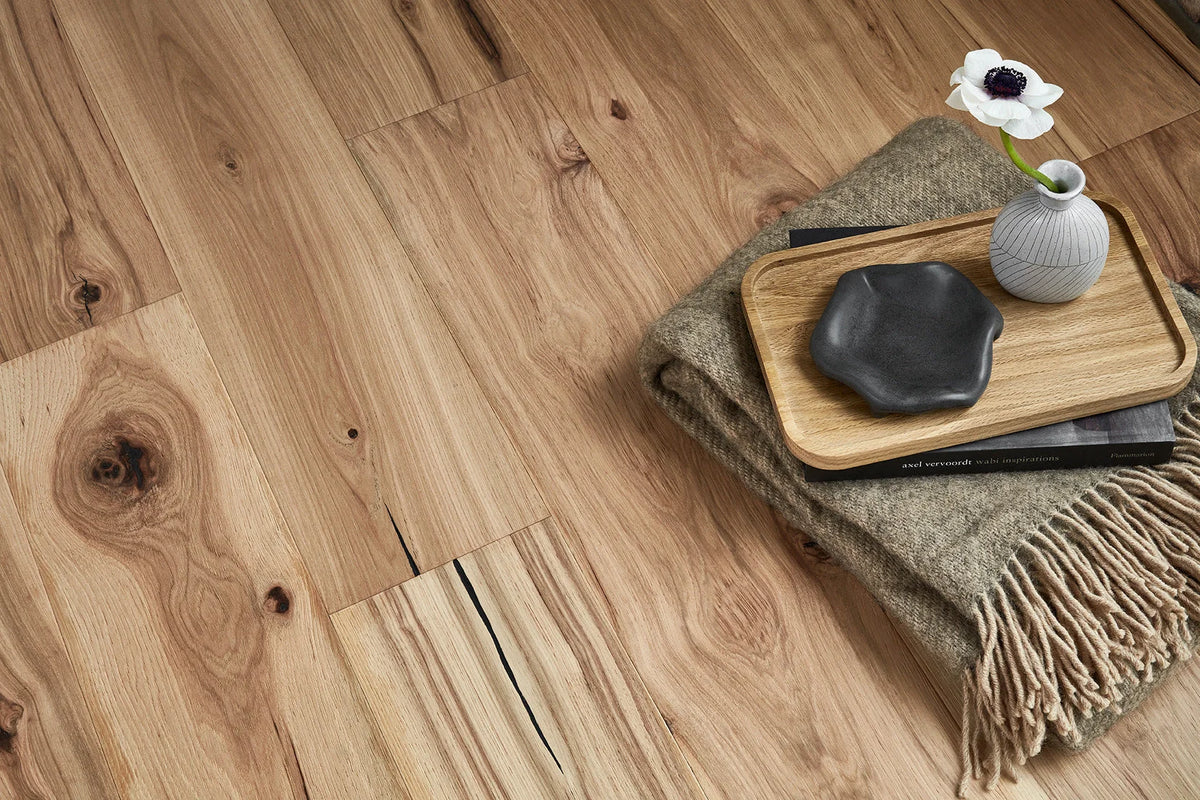 Preference Elk Falls Hickory Engineered Timber Flooring 14/2mm Rustic Natural Setting