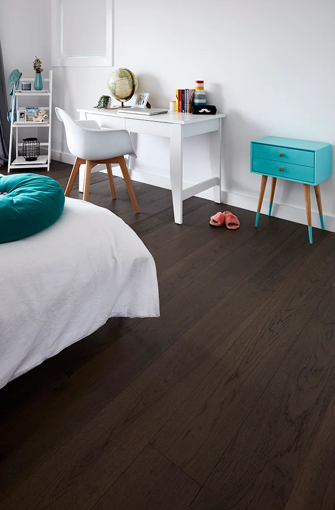 Preference Elk Falls Hickory Engineered Timber Flooring 14/2mm Smokey Peat Setting