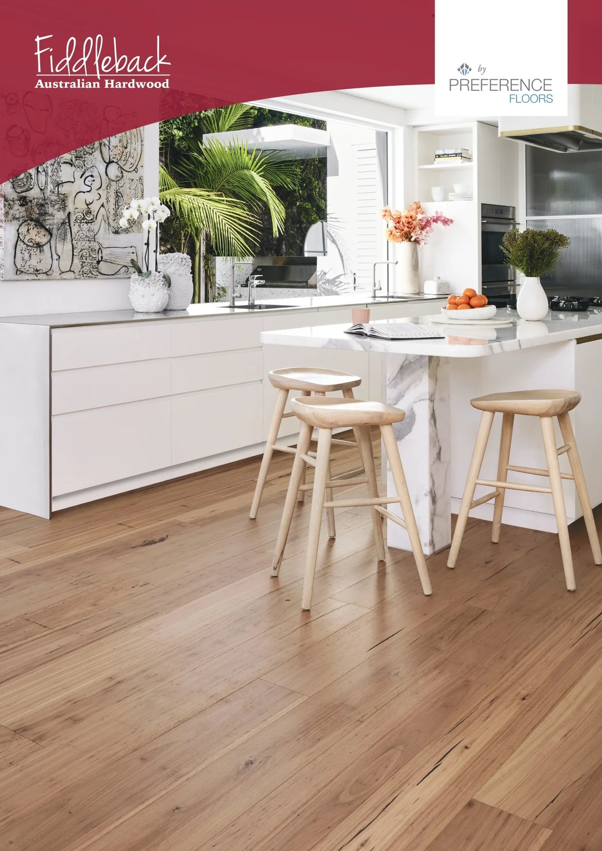 Preference Fiddleback Australian Hardwood Rustic Engineered Timber Flooring 14/3mm 189mm Featured Image